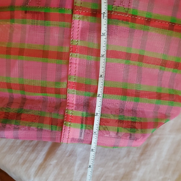 Consuela Vibrant Pink and Green Mini Tote - Picture 7 of 8